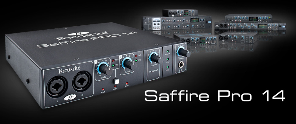 کارت صدا Focusrite Saffire Pro 14 | خرید کارت صدا فوکوسرایت  Pro 14 | خرید کارت صدا | گارت صدا فوکوسرایت | Saffire Pro 14 | کالا استودیو