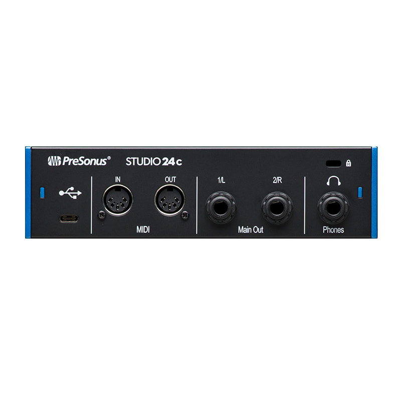 کارت صدا پریسونوس PreSonus Studio 24c (2) کارت صدا پریسونوس PreSonus Studio 24c - خرید کارت صدا - کارت صدا پریسونوس 24c - کارت صدا ارزان - فروشگاه اینترنتی کالا استودیو