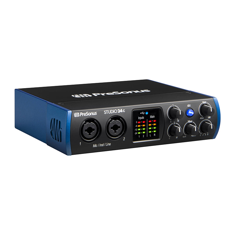 کارت صدا پریسونوس PreSonus Studio 24c (4) کارت صدا پریسونوس PreSonus Studio 24c - خرید کارت صدا - کارت صدا پریسونوس 24c - کارت صدا ارزان - فروشگاه اینترنتی کالا استودیو