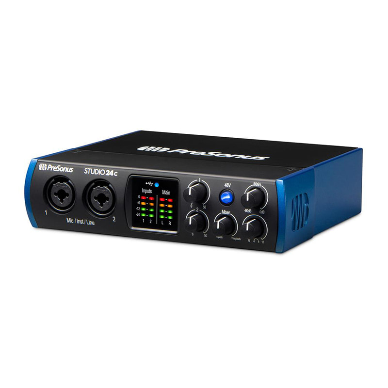 کارت صدا پریسونوس PreSonus Studio 24c (5) کارت صدا پریسونوس PreSonus Studio 24c - خرید کارت صدا - کارت صدا پریسونوس 24c - کارت صدا ارزان - فروشگاه اینترنتی کالا استودیو