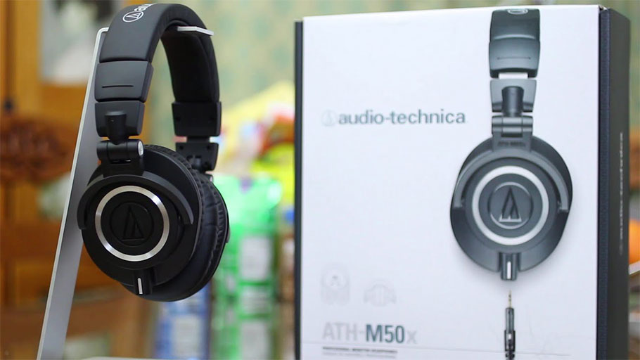 هدفون آدیو تکنیکا Audio-Technica ATH-M50x - خرید هدفون استودیویی - خرید هدفون مانیتورینگ - هدفون M50x - فروشگاه اینترنتی کالا استودیو