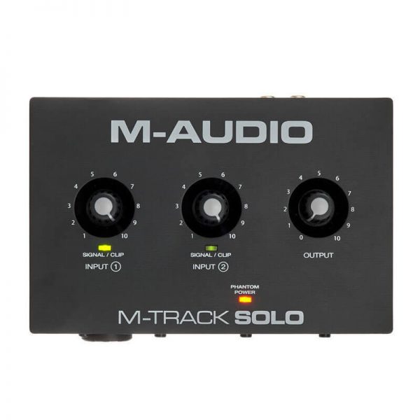 کارت صدا ام آدیو M-Audio M-Track Solo یک محصول اقتصادی با کیفیت و ارزش خرید بالا میباشد که مشخصات خوب و ارزش خرید بالایی دارد بهترین قیمت ارسال رایگان - خرید کارت صدا - کارت صدا استودیویی - فروشگاه اینترنتی کالا استودیو