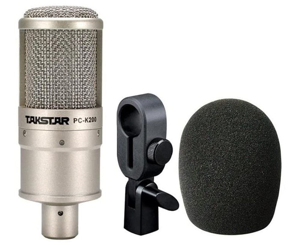 میکروفون تک استار Takstar PC-K200 - خرید میکروفون استودیویی - میکروفون تک استار - میکروفون استودیویی ارزان - تک استار PC-K200 - فروشگاه اینترنتی کالا استودیو