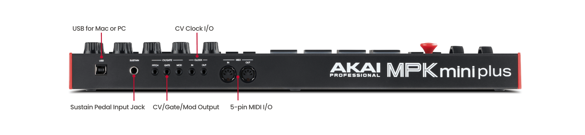 میدی کنترلر آکایی AKAI MPK Mini Plus - خرید میدی کنترلر - میدی کیبورد آکایی - آکایی MPK Mini Plus - میدی کنترلر ام پی کی مینی پلاس - میدی AKAI MPK Mini - فروشگاه اینترنتی کالا استودیو