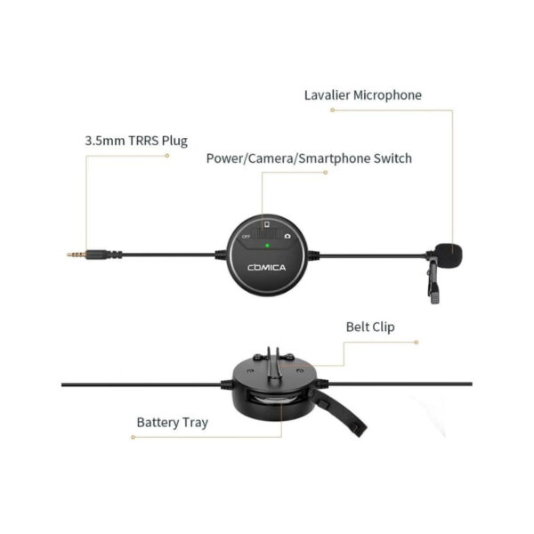 میکروفون یقه ای Comica SIG.LAV V03