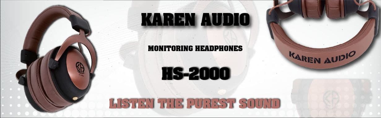 هدفون کارن آدیو Karen Audio HS2000 - خرید هدفون استودیویی - خرید هدفون مانیتورینگ - خرید هدفن ارزان - هدفون برای پشت میکروفون - هدفون برای میکس - قیمت هدفون مانیتورینگ - هدفون کارن آدیو - هدفون Karen Audio - کارن آدیو HS2000 - فروشگاه اینترنتی کالا استودیو